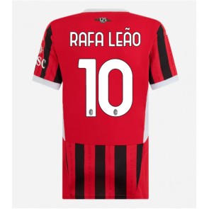 AC Milan Rafael Leao #10 Hjemmebanetrøje Dame 2024-25 Kort ærmer